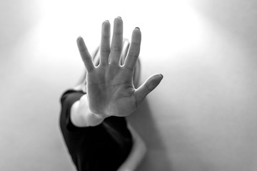 Stop Sexual abuse Concept, stop violence against Women, international women's day