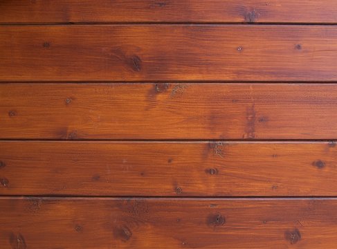 Wood-paneled wall