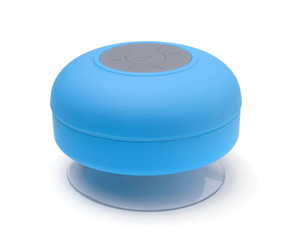 Portable bluetooth speaker isolated on white