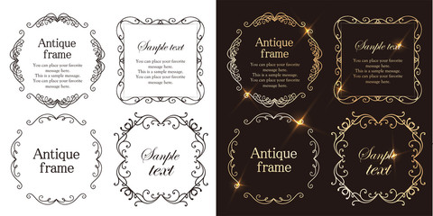 フレーム素材　アンティーク　ビンテージ　ガーリー　ウエディング　ラグジュアリー　高級感　豪華