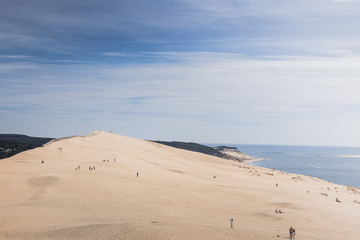 Sandy dune du pilat in France