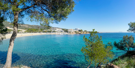 Playa de Palma Nova beach and Magalluf beach
