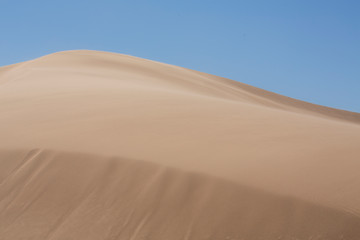 Fototapeta na wymiar sand dune field at the Imperial Sand Dunes Recreation Area