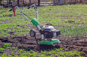 Cultivator for cultivating the soil in the garden