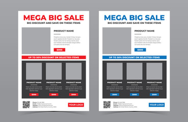 A4 Product Flyer Template