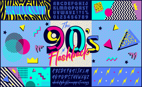 90S Font Stock: Hãy xem hình ảnh về bộ font chữ thập niên 90 và cảm nhận được sự lôi cuốn đặc biệt. Bộ font chữ này đã được cập nhật cho năm 2024 với nhiều tính năng mới, mang lại cho người dùng trải nghiệm tốt nhất.