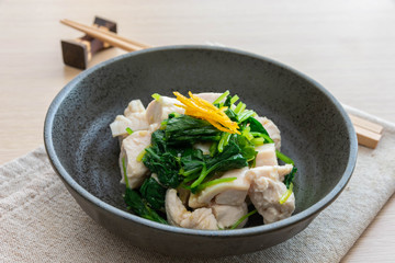 鶏むね肉の鳥わさ