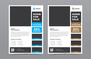 A4 Real Estate Flyer Template