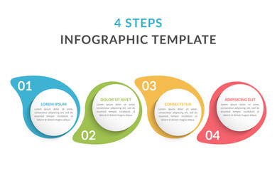 Infographic Template with 4 Steps