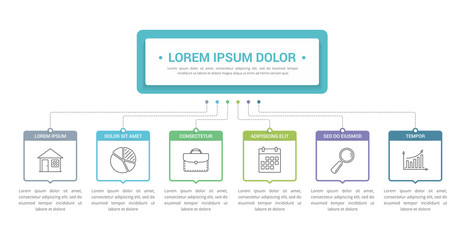 Infographic Template with 6 Elements