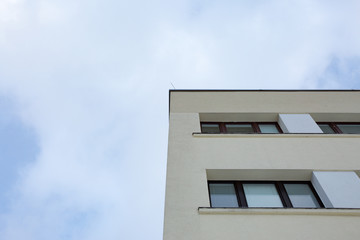 facade of modern building