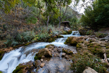 Tomara waterfall located in the province of Gumushane, Turkey