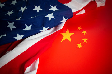 global financial trade war of america vs china battle, market economy of demand money challenge,...