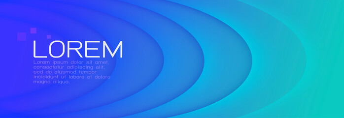 Colorful blue gradient background with dynamic curving shadow line effect. Abstract template and modern stylish texture for wallpaper, banner, card, book , landing page. Vector illuatration