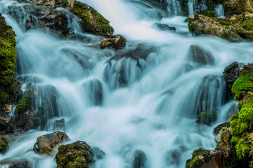 Tomara waterfall located in the province of Gumushane, Turkey