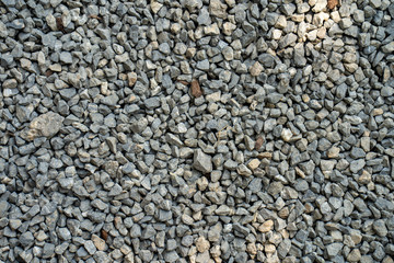 Texture of small gray stones.