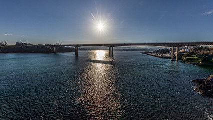 Obraz premium puente de los santos ribadeo spain