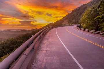 New foothills parkway in Great Smoky Mountains National Park