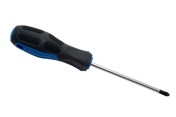 Screwdriver cut out on white background with clipping path