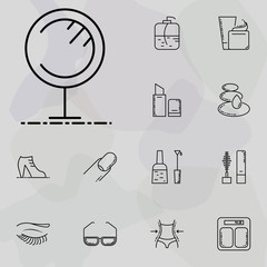 desk mirror icon. beauty, make up, cosmetics icons universal set for web and mobile
