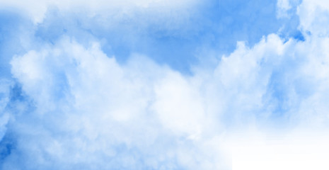 Color sky with clouds background
