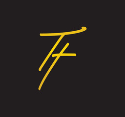 Cursive Letter Gold Alphabet Handwritten Signature Calligraphy