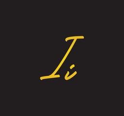 Cursive Letter Gold Alphabet Handwritten Signature Calligraphy