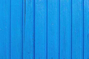 Naklejka premium The old blue wood texture with natural patterns
