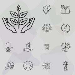 plant conservation icon. Ecology icons universal set for web and mobile