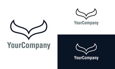 Creative bird and wings logo icon design template elements. Vector logo template for company.