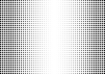 Abstract halftone dotted background. Monochrome pattern with square.  Vector modern futuristic texture for posters, sites, business cards, postcards, interior design, labels and stickers.