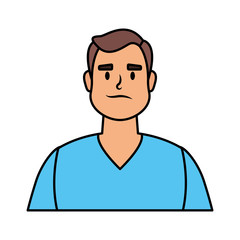 young man avatar character icon