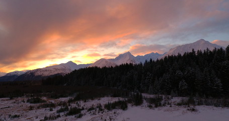 Winter wilderness views