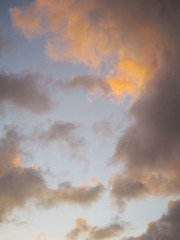 Fototapeta na wymiar colorful clouds. Sunsets