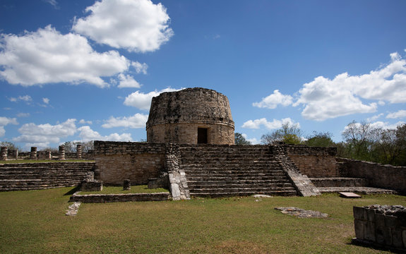 Mayan ruins in the Yucatan Peninsula, Mexico
