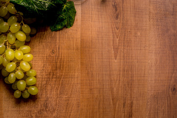 Glass and grape