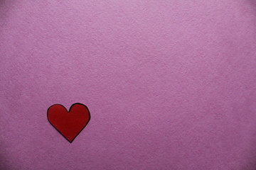 Obraz premium red hearts on pink or fuchsia background