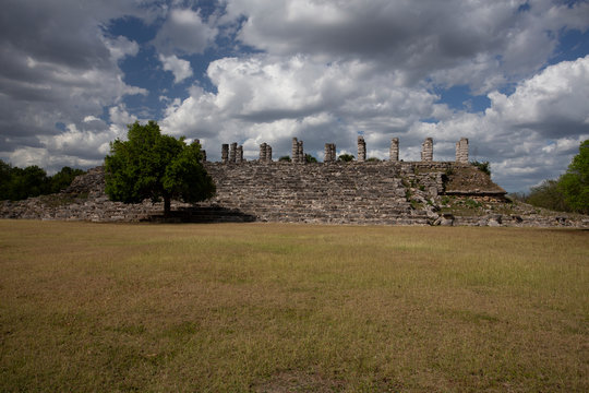 Mayan ruins in the Yucatan Peninsula, Mexico