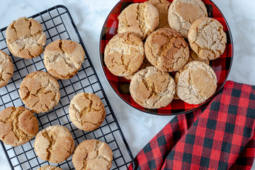 Homemade Gingerdoodle cookies for the holidays