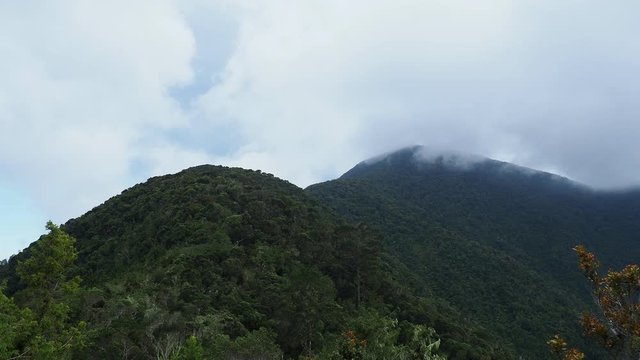 Loma Redonda and Pico Turquino, Cuba highest mountain, Sierra Maestra, Santiago de Cuba Province, Cuba