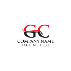 GC letter Type Logo Design vector Template. Abstract Letter GC logo Design