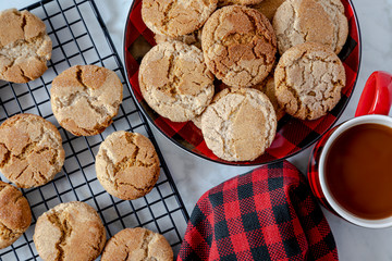 Homemade Gingerdoodle cookies for the holidays