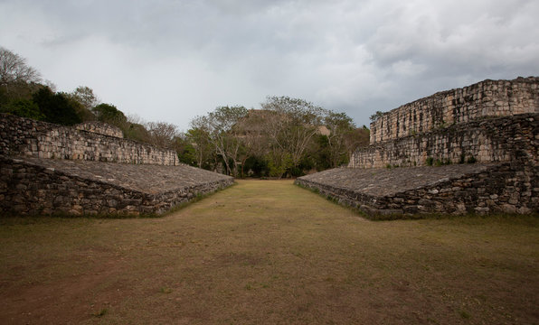 Mayan ruins in the Yucatan Peninsula, Mexico
