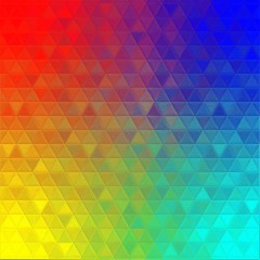 Abstract colorful geometric background. Triangle pattern background.