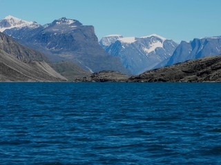 Water and mountain in the back ground, Baffin Island