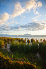 Camping on lake Garda, Lombardy. Italy