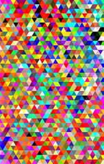 Abstract colorful geometric background. Beauty concept retro style triangle pattern background.