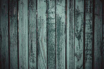 Fototapeta na wymiar teal weathered textured wooden background