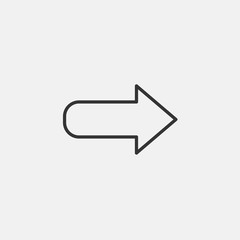 right arrow icon vector illustration symbol