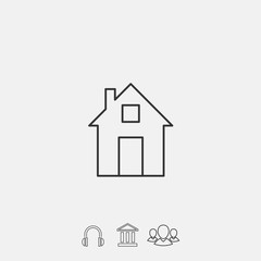 house icon vector illustration symbol